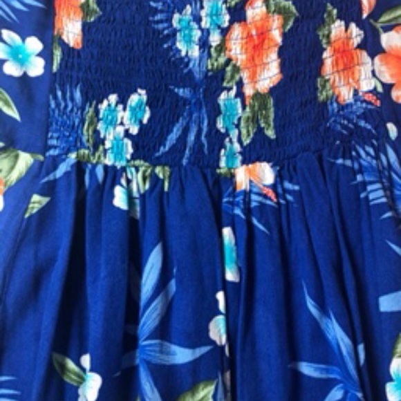 Hibiscus Blue Butterfly Dress - Picture 7 of 8